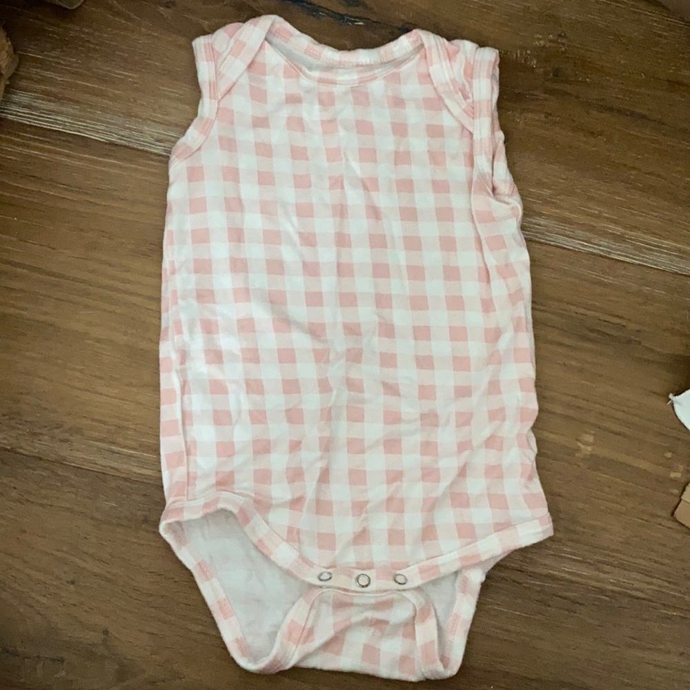 Spearmint Love 6-12m Pink Bodysuit